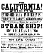 California Gold Rush Poster